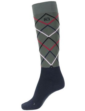 Damen Kniestrümpfe CAVALSMERALDA thyme 39-42