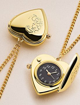 Pagen Kette mit Uhr "Herz"