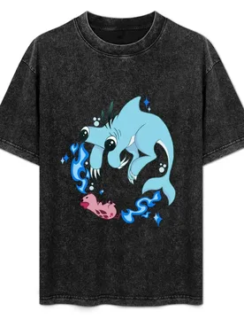 Hazbin Pets Stickers T-Shirt Casual Loose Daily Wear T-Shirt - Aliexpress - FashionsVida