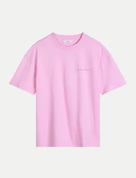Marc O' Polo T-Shirt mit Rückenprint Rosa M - Marc O'Polo - FashionsVida