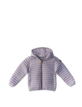 Piumino con cappuccio LILLA 4
