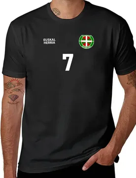 Euskadi Basque Country National Football Team Soccer Retro Euskal herria Number 7 T-Shirt funnys Men's t-shirt - Aliexpress - FashionsVida