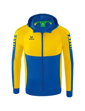 Sweat-shirt à Zip Six Wings Training New Royal / Yellow L - Erima - FashionsVida