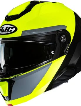 Casco Moto Modulare P/J i91 BINA MC3H Nero Giallo taglia XL - HJC - FashionsVida