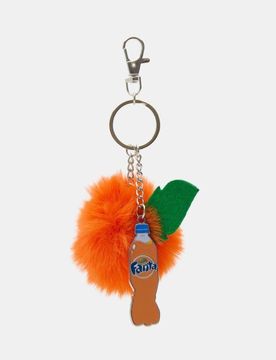 Portachiavi con pompon Fanta - multicolor