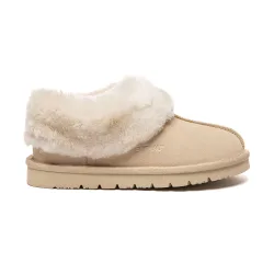Womens Ever Au Women Ibis Slippers - Sand Suede - Size Uk 6