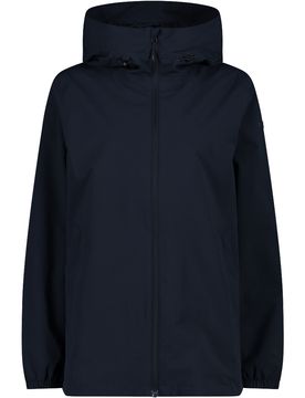 Woman jacket fix hood chaqueta impermeable insulada mujer Marino (48)
