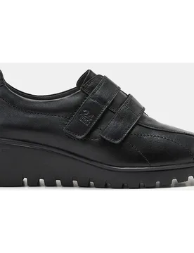 Bluchers de mujer en con doble cierre adherente y cuña - 24HRS - FashionsVida