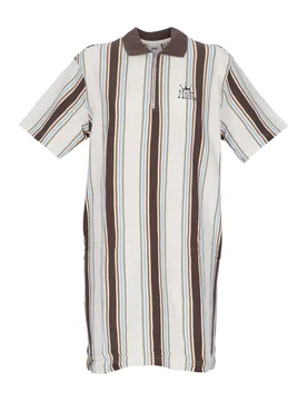 Vestito Donna Crown Polo Knit Dress Off White - Huf - FashionsVida