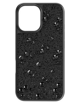 Custodia per smartphone High, Design sparpagliato, iPhone® 16, Nero OS