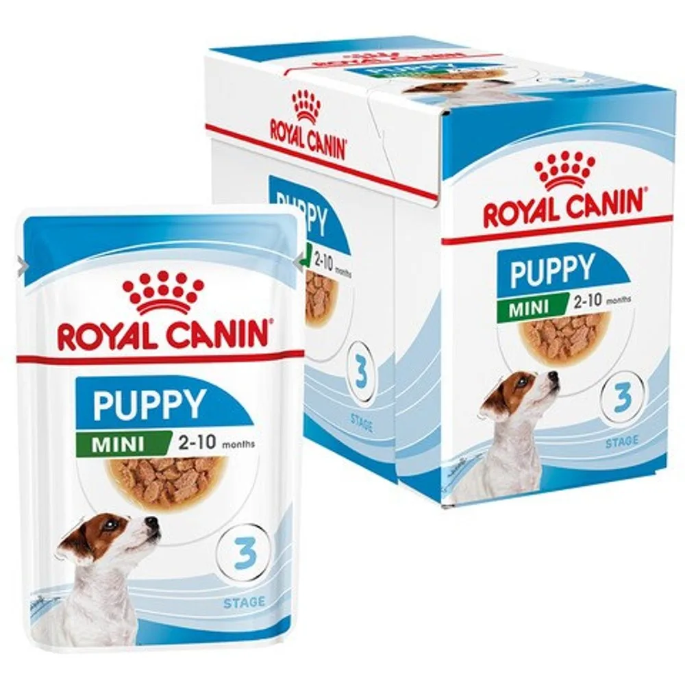 Comida húmeda para perros cachorros pequeños en salsa - Royal Canin - FashionsVida