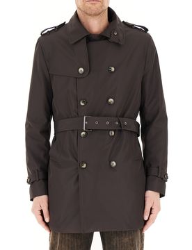 Trench con cintura TESTA DI MORO 48