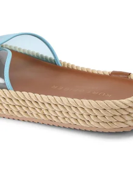 Sandalias planas de mujer mayfair rope slide con hebilla - Kurt Geiger - FashionsVida