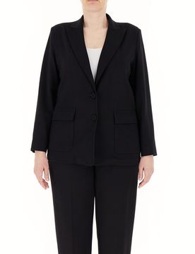 Blazer misto viscosa NERO L