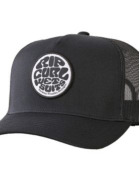 Wetsuit icon trucker visera lona Negro (UNICA)