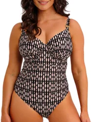 Womens Shell Bay Full Cup Swimsuit - Black Polyamide - Size 34d