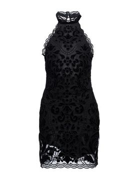 Vestido midi Mujer Negro 38 Mujer