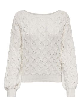 ONLY Jersey 'ONLBrynn' blanco lana