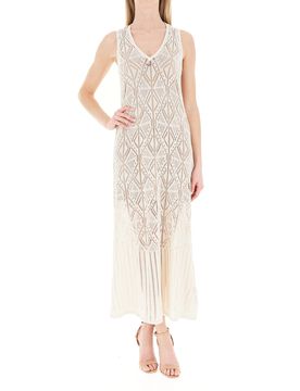 Abito in pizzo LIU JEANS PANNA M