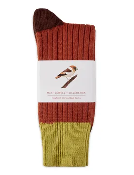 Matt Sewell Hawfinch Merino Sock - Silverstick + Matt Sewell - FashionsVida