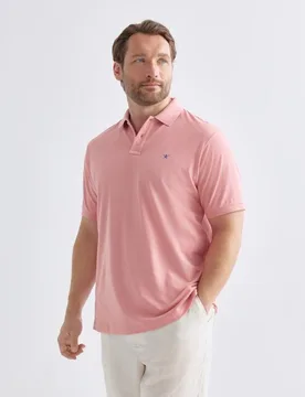Polo de hombre manga corta de piqué classic fit tallas grandes - Hackett - FashionsVida