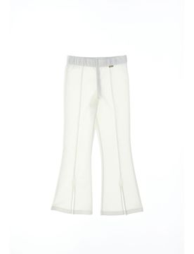 Pantalone flare JUNIOR BIANCO 10