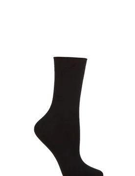 Women's 1 Pair No 1 85% Cashmere Socks Black 2.5-3.5 Ladies - Black - Size: Small - Falke - FashionsVida