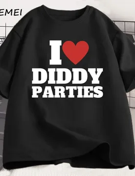 I Love Diddy Parties T Shirt Men's Funny Offensive Sarcastic Novelty T-Shirt Men Women Cotton Short Sleeve Round Neck Tshirt Top - Aliexpress - FashionsVida