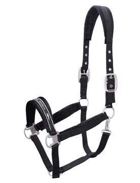 Schockemöhle Sports Halfter SP VELVET STYLE dark grey VB - Schockemohle - FashionsVida