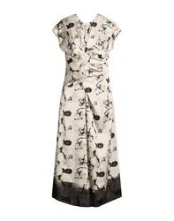 Aviù Vestido midi Mujer Marfil 36,38 Mujer