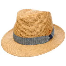 Manuel Crochet Trilby Panama Hat by - camel - Damen - Size: S (54-55 cm)