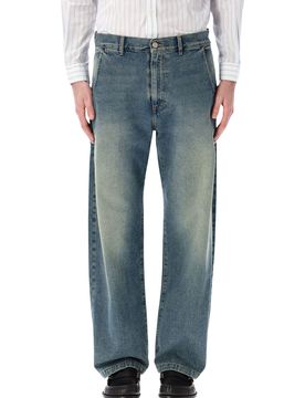 Relaxed Straight Fit Jeans - Size L