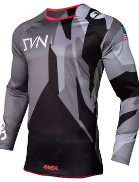 Maglia Da Enduro A Maniche Lunghe Annex Bortz Black / Grey