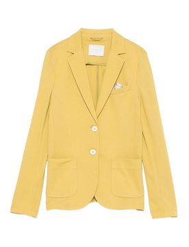 Blazer monopetto in cotone stretch
