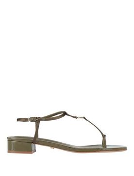 Sandalias de dedo Mujer Verde militar 36,37,39 Mujer