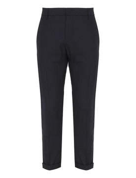 Pantaloni slim in flanella Gaubert