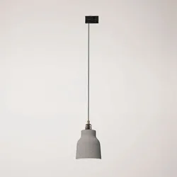 Cables Lampe Suspendue Sans Ampoule Vaso Track Stucchi Cement / White One Size