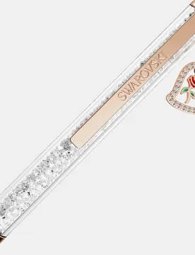 Bolígrafo crystalline con baño en tono oro inspirado en la bella y la bestia - Swarovski - FashionsVida