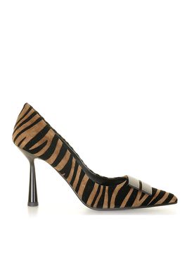 Chantal Decollete in camoscio
