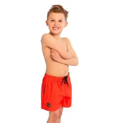 Short De Bain Swimshort Fire Orange 10-12 Années Garçon