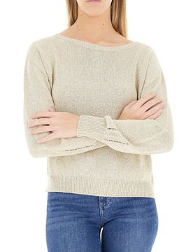Maglia con lurex BEIGE XL