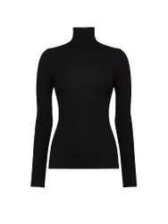 Rollkragenpullover schwarz M damen
