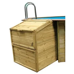Wood Filtration Room Brown 120 cm unisex