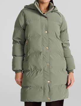 Giacca con cappuccio - verde oliva chiaro