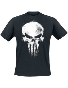 Marvel T-Shirt - Skull - L bis 5XL - für Männer - Größe XL - schwarz - Lizenzierter Fanartikel - Männer - male