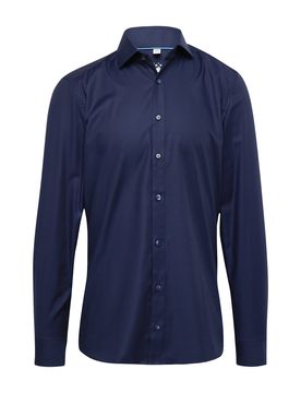 OLYMP Camisa azul oscuro