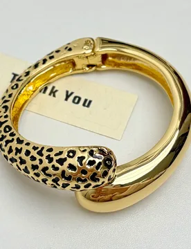 Fashion bangle for women metal jewelry gold silver color simple leopard design adustable bracelet - Aliexpress - FashionsVida