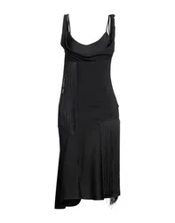 Vestido midi Mujer Negro 34,36,40 Mujer