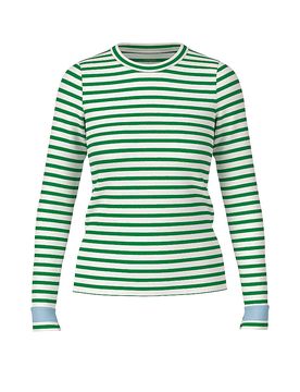 Camiseta de manga larga verde oscuro 42