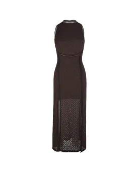 Maxi abito S -NEW LIZA marrone M - Guess - FashionsVida